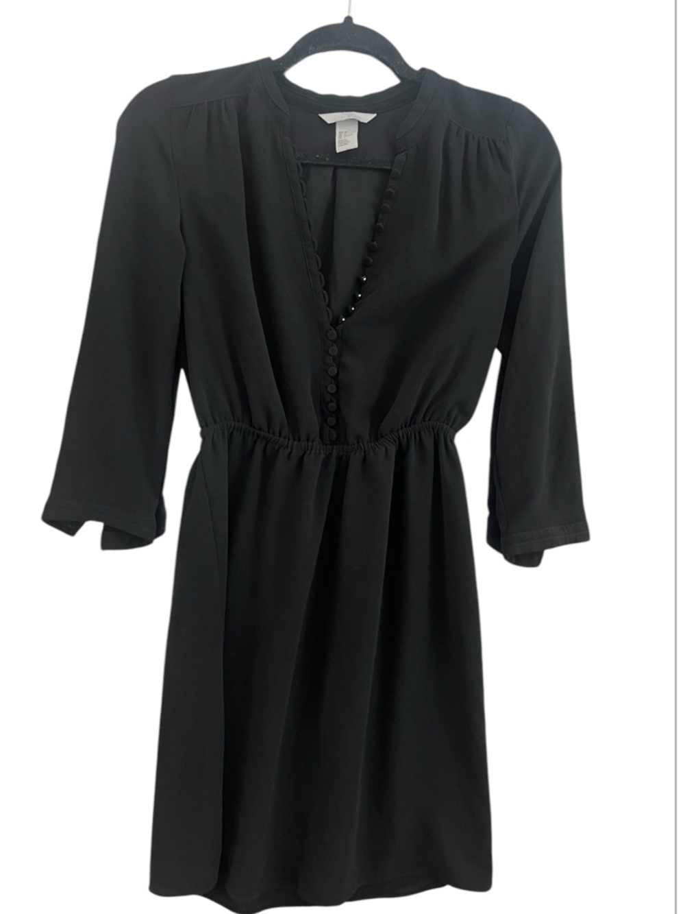 Classic Black Long Sleeve Women's Dress